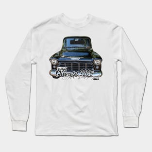 1955 Chevrolet 3200 Stepside Pickup Truck Long Sleeve T-Shirt